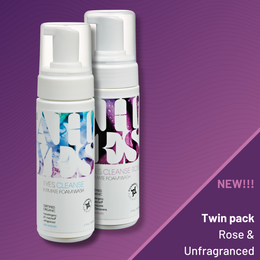 AH! YES feminine intimate wash twin pack - Unfragranced and Rose